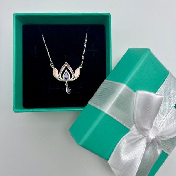 Lotus By Argento  925 ვერცხლი/მინანქარი