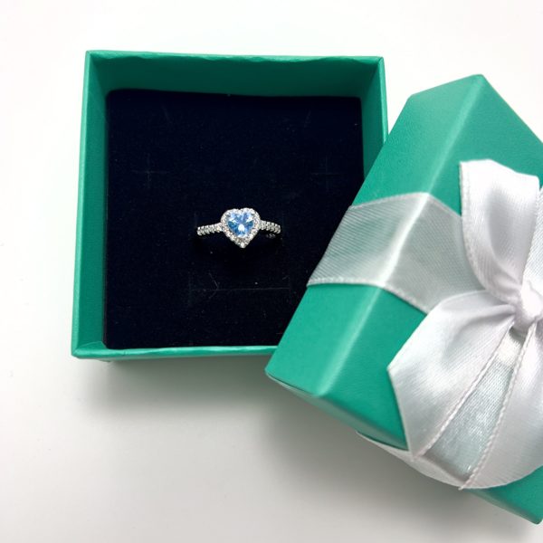 ბეჭედი "ცისფერი გული"