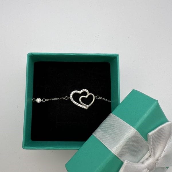 925 ვერცხლის სამაჯური " გულები"