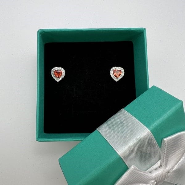 925  ვერცხლის საყურეები "გულები"