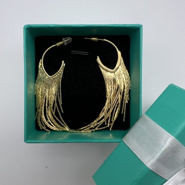 მოოქროოვილი საყურეები